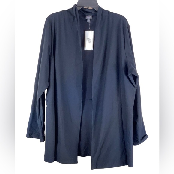 NWT Eileen Fisher High back long jacket. Size 2X - Picture 4 of 10